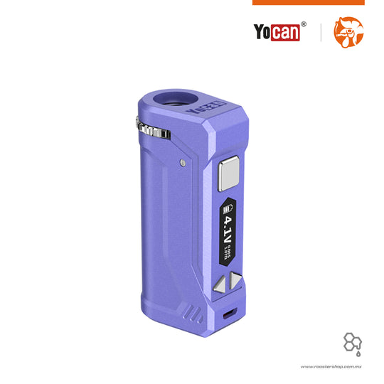 yocan uni pro bateria para cartuchos wax light purple morado violeta