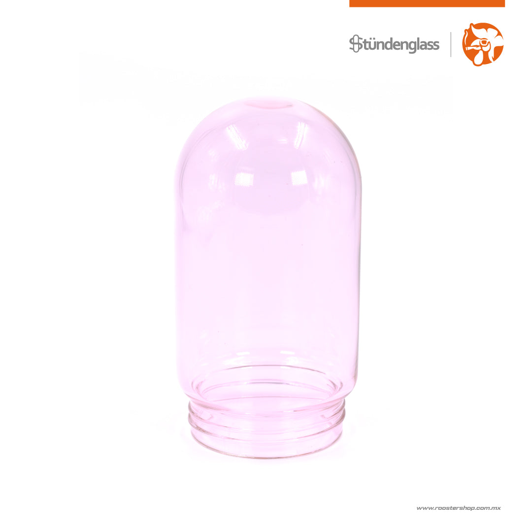 Pink Color Glass Globe Stundenglass