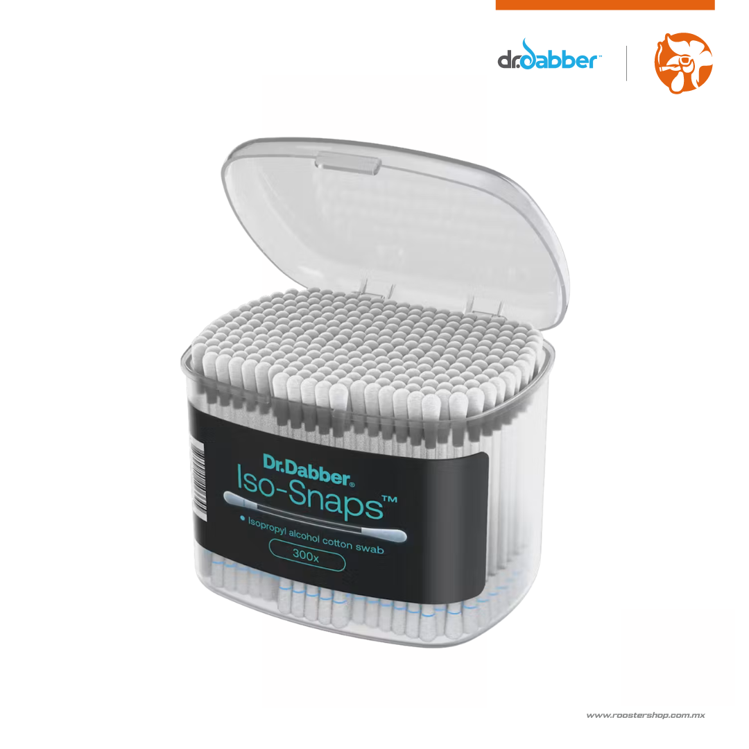 Dr. Dabber Iso-Snaps 300 Piezas | Hisopos con Alcohol Isopropílico-thumbmail-2