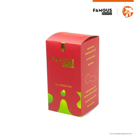 Famous Brandz Spoon Black Green Pipe Package