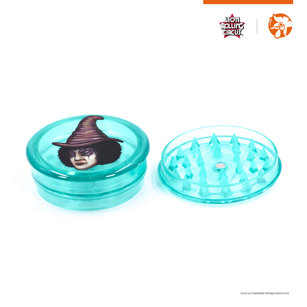 Lion Rolling Circus Grinder Acrílico Acrilic grinder turquoise turquesa