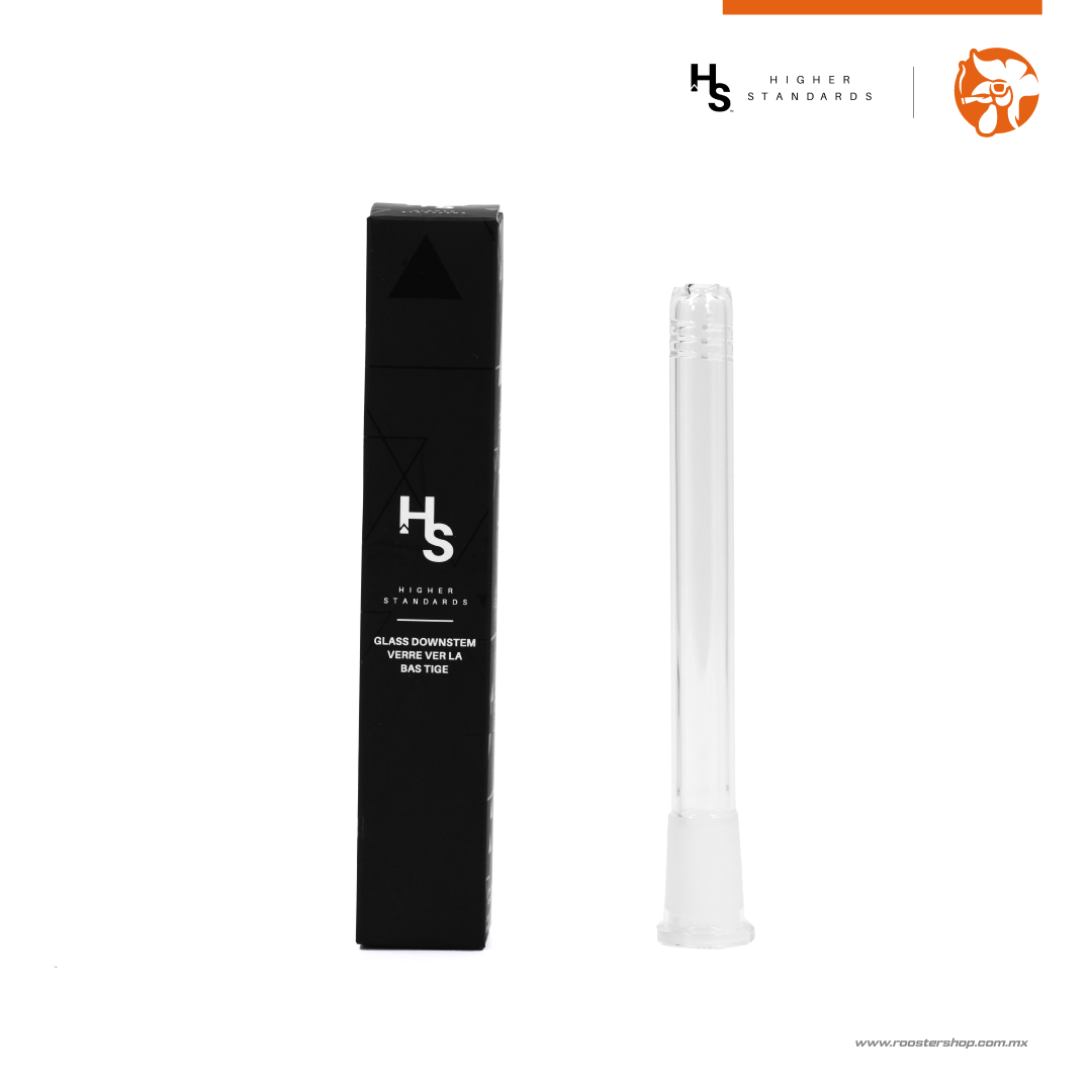 HS Higher Standards® Glass Downstem