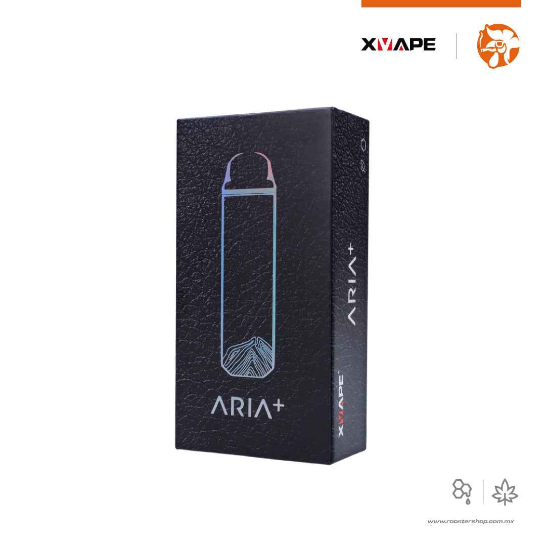 xvape aria plus nuevo new vaporizer vaporizador hibrido hierba seca flores wax concentrados extractos original caja empaque box packaging