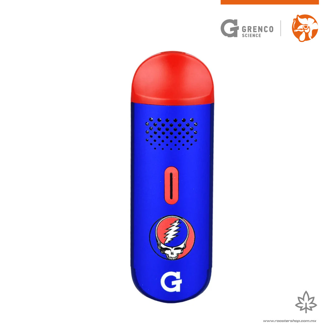 G Pen Dash x Grateful Dead vaporizador herbal dry herb vaporizer azul rojo blue red nuevo new original grenco science