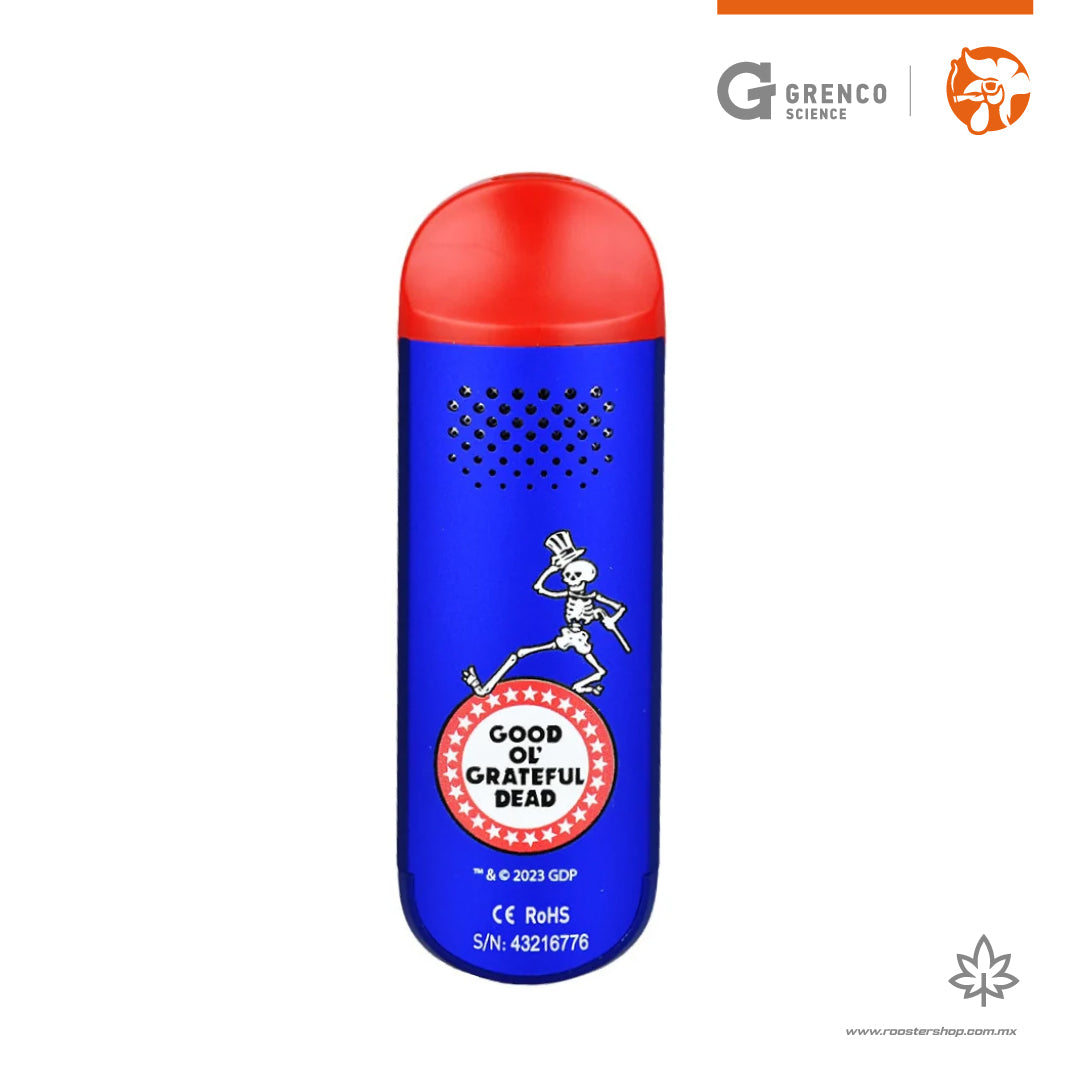 G Pen Dash x Grateful Dead vaporizador herbal dry herb vaporizer azul rojo blue red nuevo new original grenco science