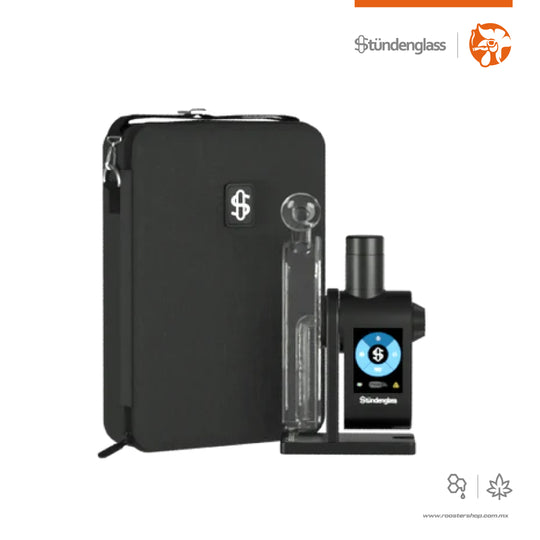 Stündenglass Modül Dok Deluxe Travel Set hybrid wax dry herb concentrates hibrido hierba concentrados bubbler original
