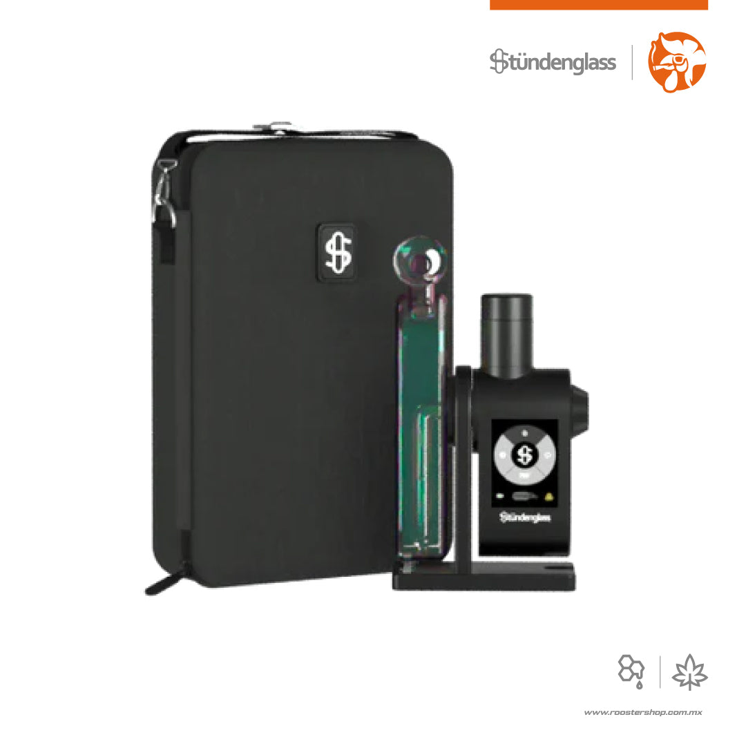 Stündenglass Modül Dok Deluxe Travel Set hybrid wax dry herb concentrates hibrido hierba concentrados bubbler original