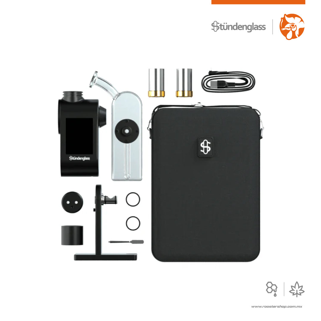 Stündenglass Modül Dok Deluxe Travel Set hybrid wax dry herb concentrates hibrido hierba concentrados bubbler original
