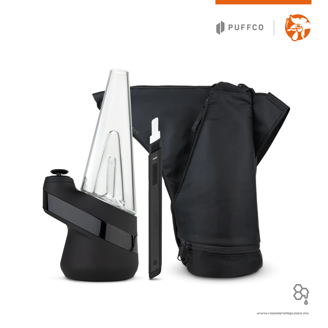 puffco new peak onyx hot knife journey bag travel bundle kit set cucillo bolsa de viaje original nuevo negro onyx black vaporzador vaporizer
