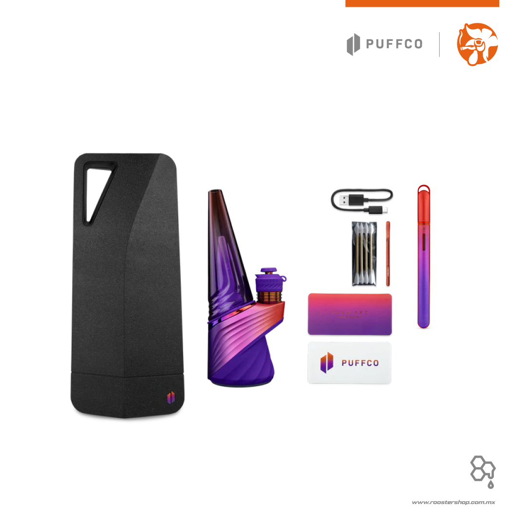 new peak pro plasma edition purple morado extractos wax ceras nuevo original vape vapo vaporizer vaporizador bubbler puffco mexico hot knife cuchillo caliente dab dabbing