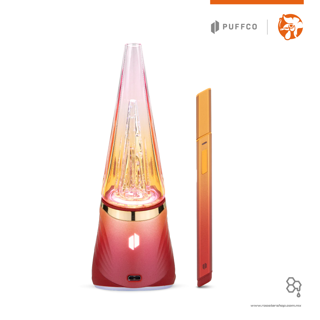 puffco peak pro 3dxl chamber gold daybreak red limited edition edicion limitada nuevo vaporizer vaporizador wax extractos concentrados rojo original hot knife cuchillo