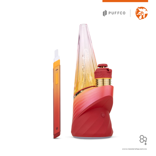 puffco peak pro 3dxl chamber gold daybreak red limited edition edicion limitada nuevo vaporizer vaporizador wax extractos concentrados rojo original hot knife cuchillo