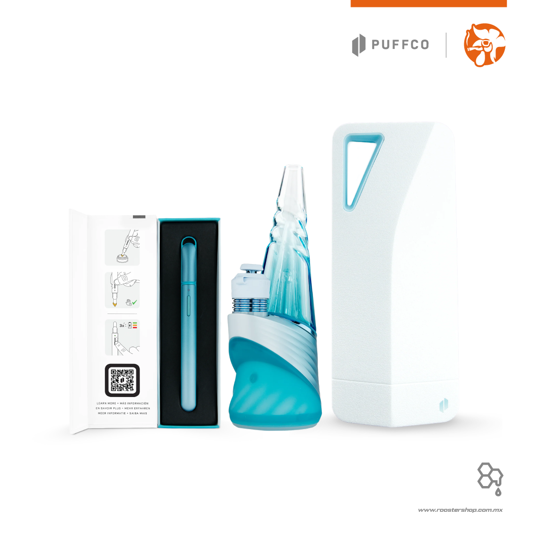 peak pro glacier glaciar nuevo lanzamiento puffco original puffco mexico azul vaporizador vape vapo vaporizer wax ceras concentrados extractos dab dabbing new nuevo hot knife cuchillo calefaccion