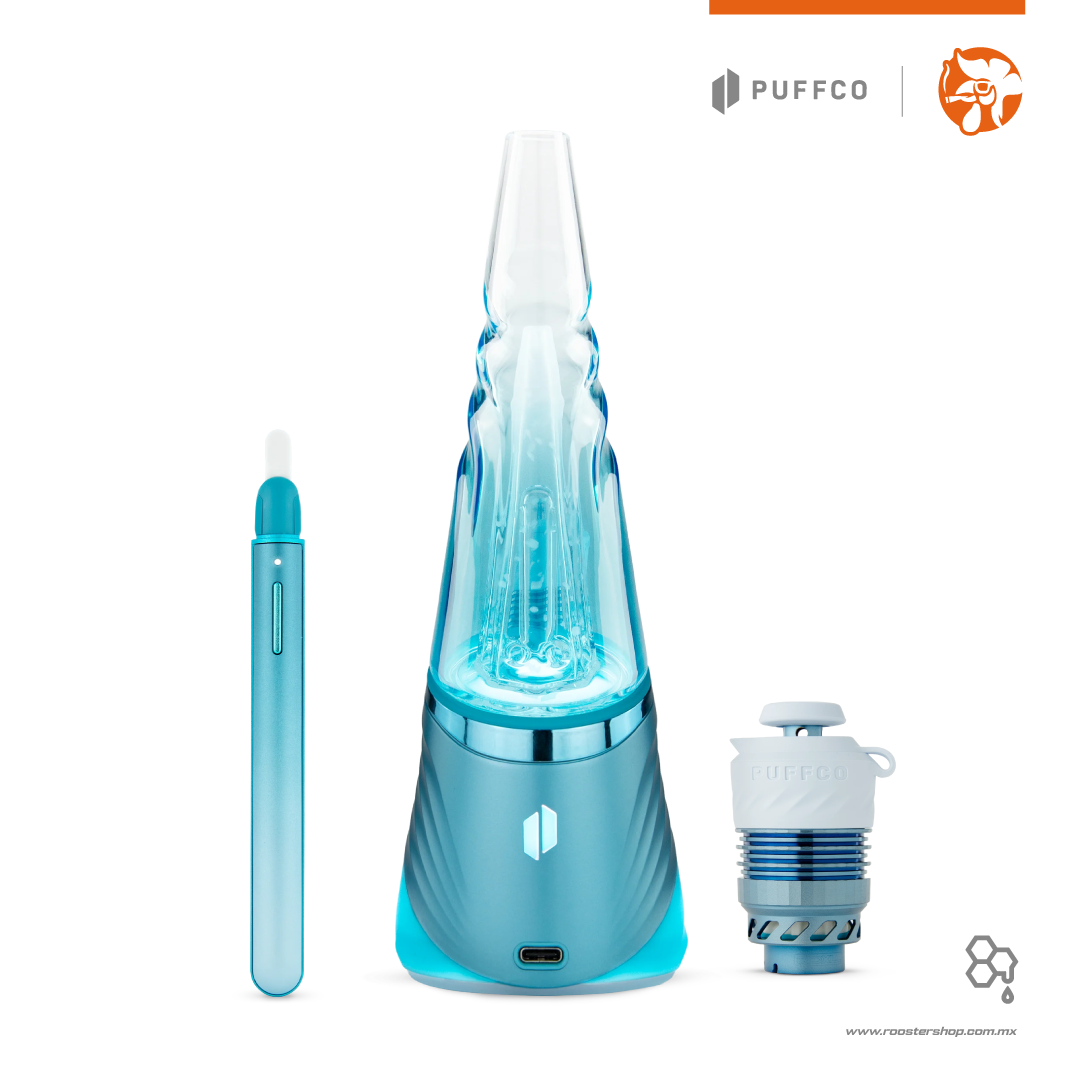 peak pro glacier glaciar nuevo lanzamiento puffco original puffco mexico azul vaporizador vape vapo vaporizer wax ceras concentrados extractos dab dabbing new nuevo hot knife cuchillo calefaccion 3dxl chamber bundle kit set complete completo