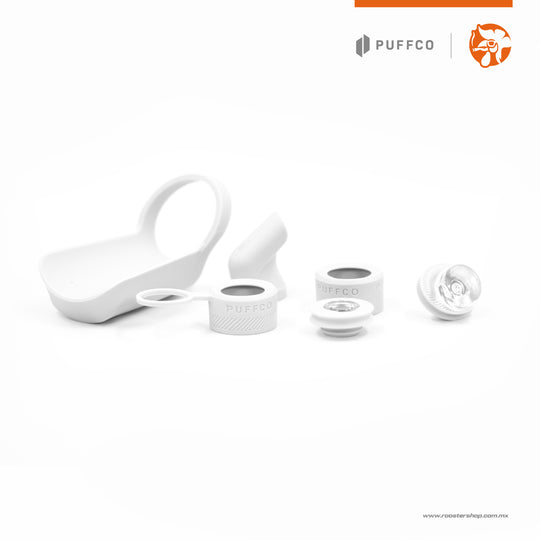 Puffco nuevo Peak Pro Travel Pack Pearl blanco kit de viaje de silicon para vaporizador puffco peak pro v2 nuevo puffco mexico