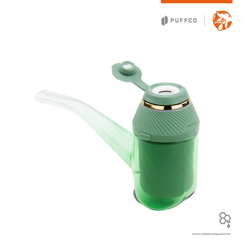 new puffco proxy pipe flourish pipa para dabs color verde puffco satin green pipa para concentrados y extractos