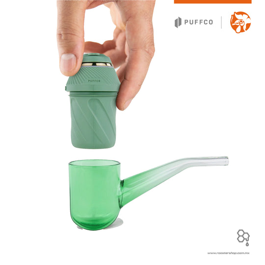 new puffco proxy pipe flourish pipa para dabs color verde puffco satin green pipa para concentrados y extractos vaporizador vape vapo