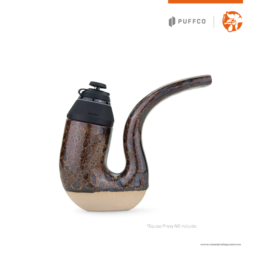 pipa de ceramica esmaltada nueva para puffco proxy cafe puffco proxy terrapipe chestnut brown