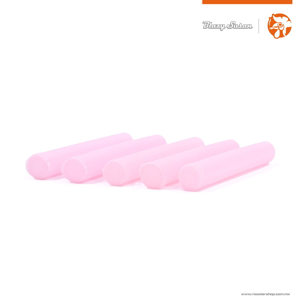 Blazy Susan Tubos Porta Porros 5 Pack plastico rosa blunts