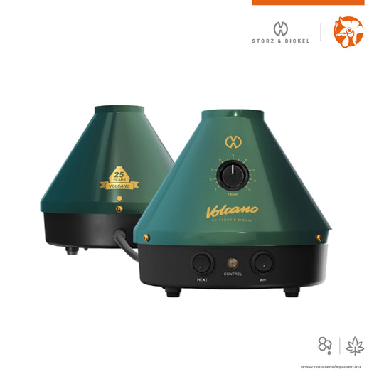 volcano classic 25 years edition edicion especial verde esmeralda vaporizador hibrido clasico original