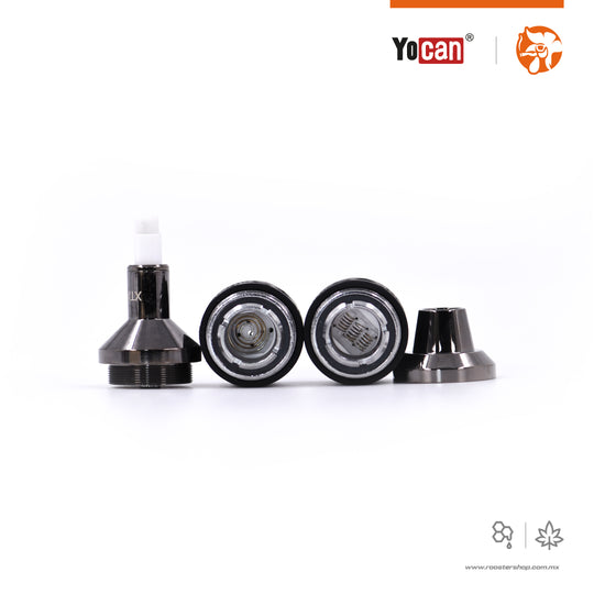 Yocan Falcon vaporizer vaporizador hibrido ceras wax ectractos dry herb hierba seca bubbler de cristal glass bubbler
