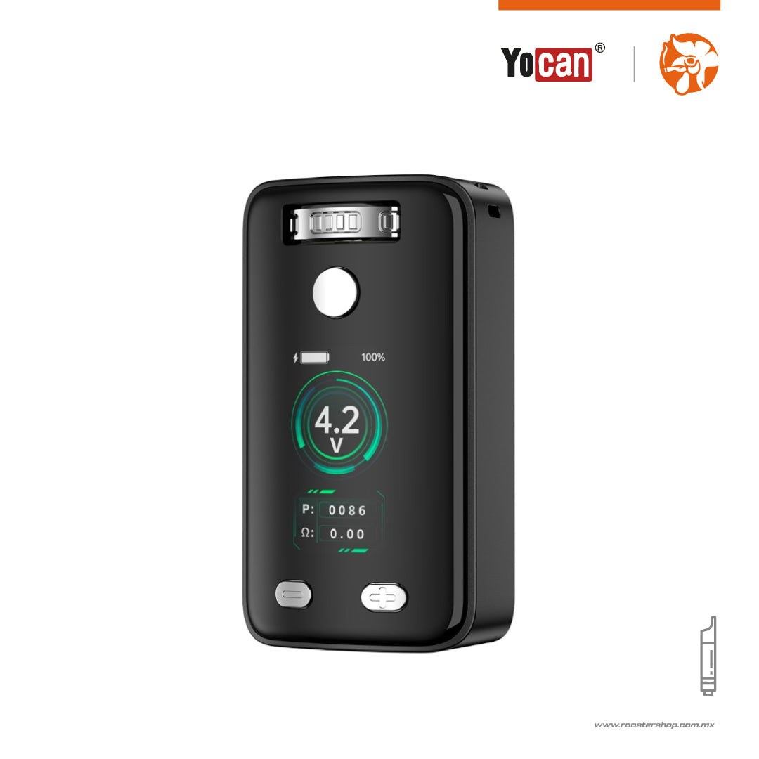yocan uni 3.0 new nuevo pantalla led bateria box mod battery rosca 510 para cartuchos de wax concentrados extractos