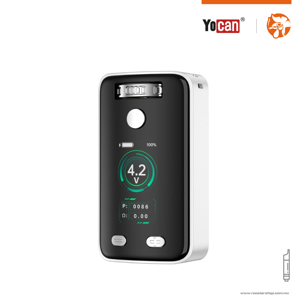 yocan uni 3.0 new nuevo pantalla led bateria box mod battery rosca 510 para cartuchos de wax concentrados extractos