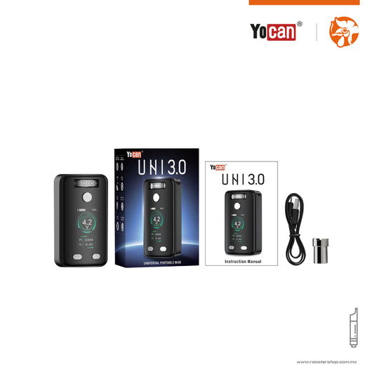 yocan uni 3.0 new nuevo pantalla led bateria box mod battery rosca 510 para cartuchos de wax concentrados extractos
