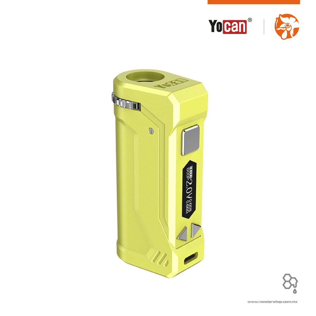 yocan uni pro bateria para cartuchos wax verde apple green yellow