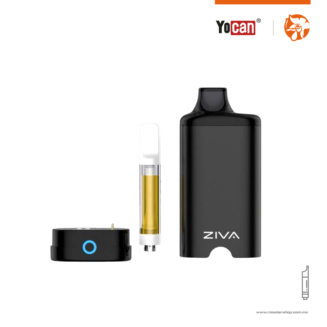 yocan ziva cartridge battery thread 510 bateria para cartuchos rosca 510 incognito oculto yocan mexico black negro