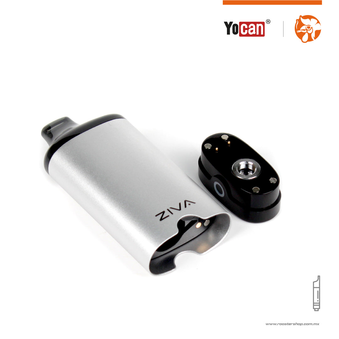 yocan ziva cartridge battery thread 510 bateria para cartuchos rosca 510 incognito oculto yocan mexico silver plata plateado