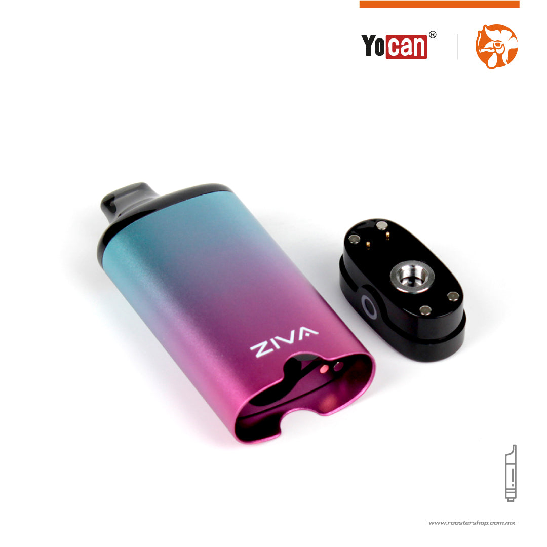 yocan ziva cartridge battery thread 510 bateria para cartuchos rosca 510 incognito oculto yocan mexico blue purple gradient azul morado degradado