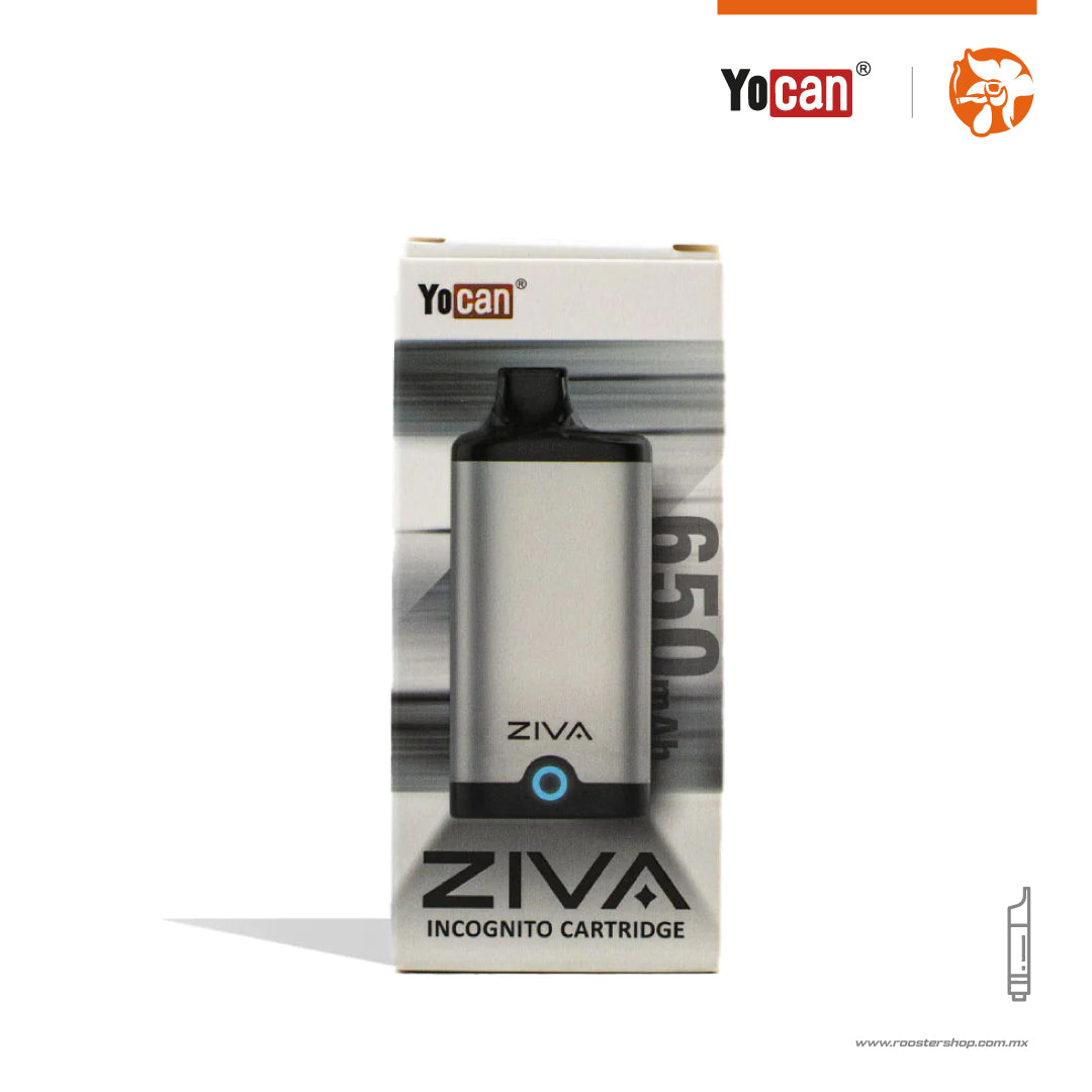 yocan ziva cartridge battery thread 510 bateria para cartuchos rosca 510 incognito oculto yocan mexico silver plata