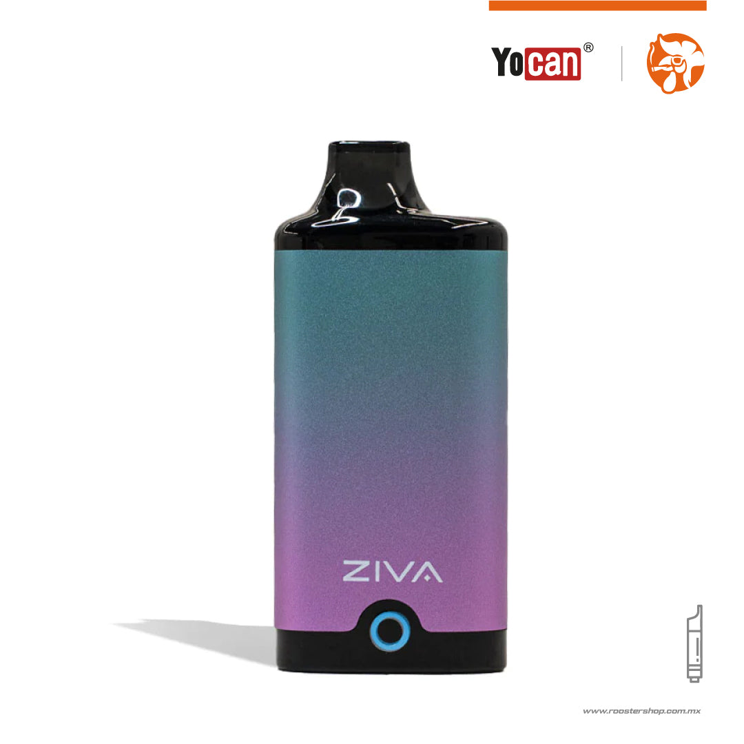 yocan ziva cartridge battery thread 510 bateria para cartuchos rosca 510 incognito oculto yocan mexico blue purple gradient azul morado degradado