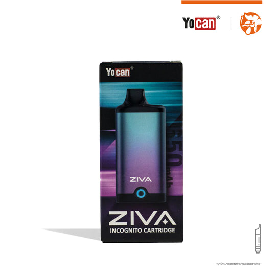 yocan ziva cartridge battery thread 510 bateria para cartuchos rosca 510 incognito oculto yocan mexico blue purple gradient azul morado degradado