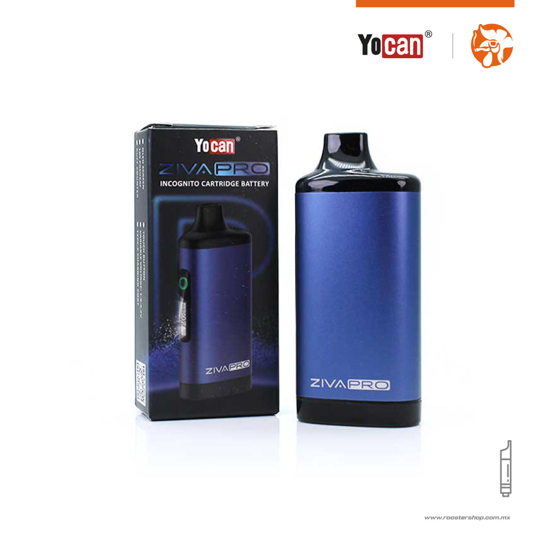 yocan ziva pro box mod led screen new nuevo yocan ziva pro pantalla led rosca 510 colores colors bateria battery