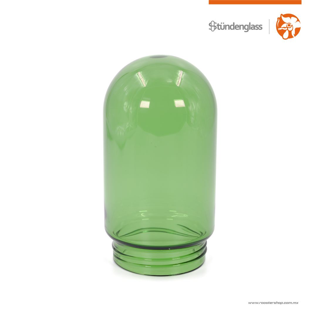 Green Glass Globe Stundenglass
