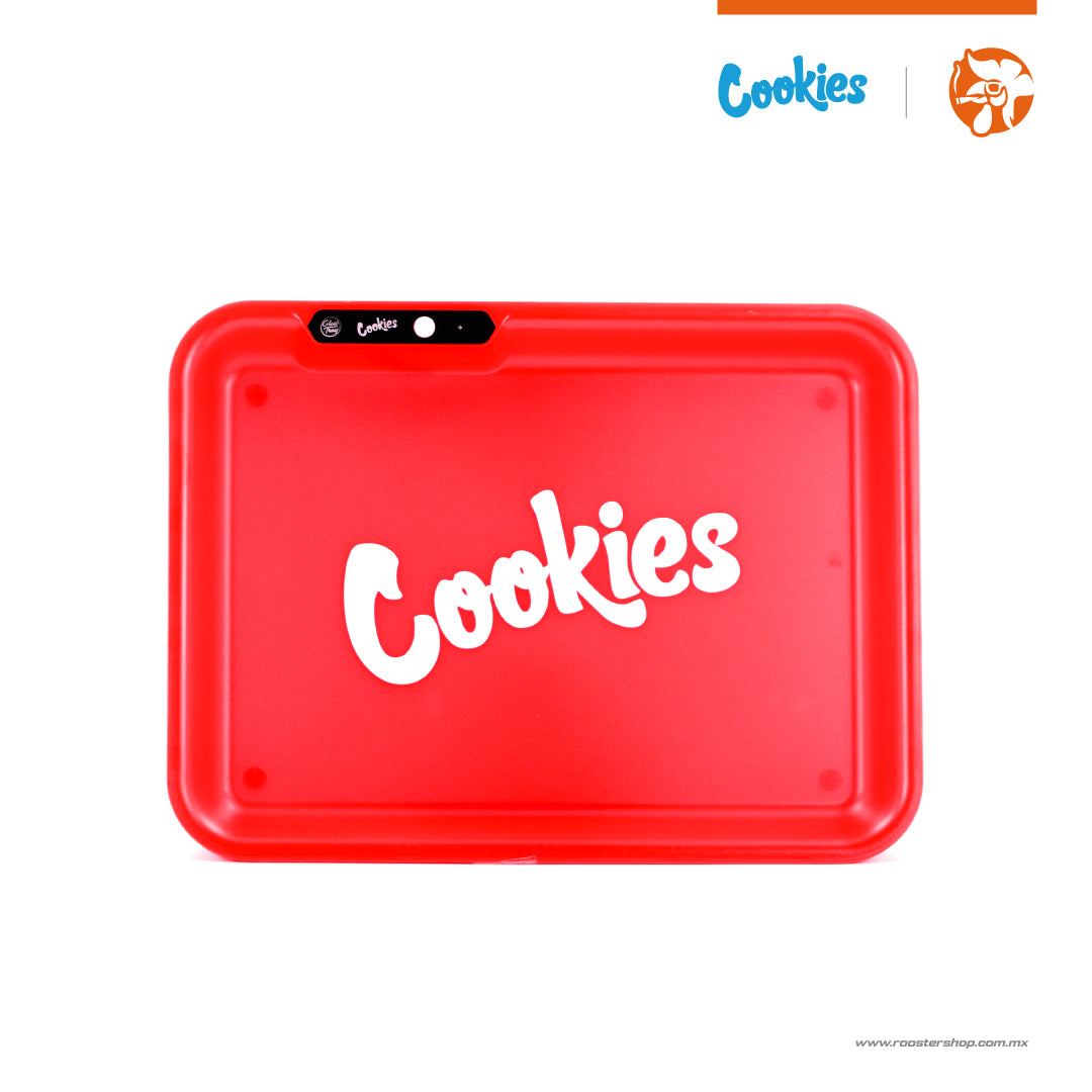 Cookies x Glowtray Charola LED charola con luz led para forjar color rojo bandeja de plastico