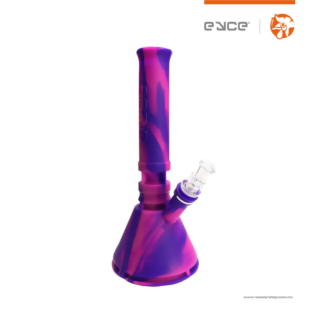 Eyce Beaker Bong Flower Purple