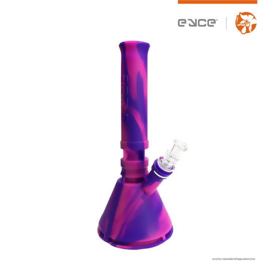 Eyce Beaker Bong Flower Purple