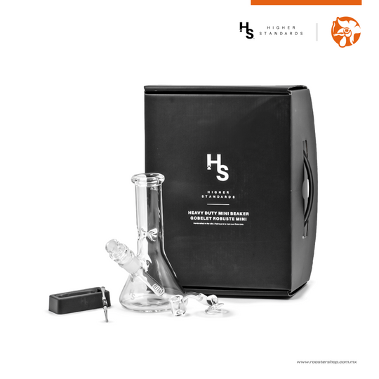 HS Higher Standards Heavy Duty Mini Beaker Bong Package