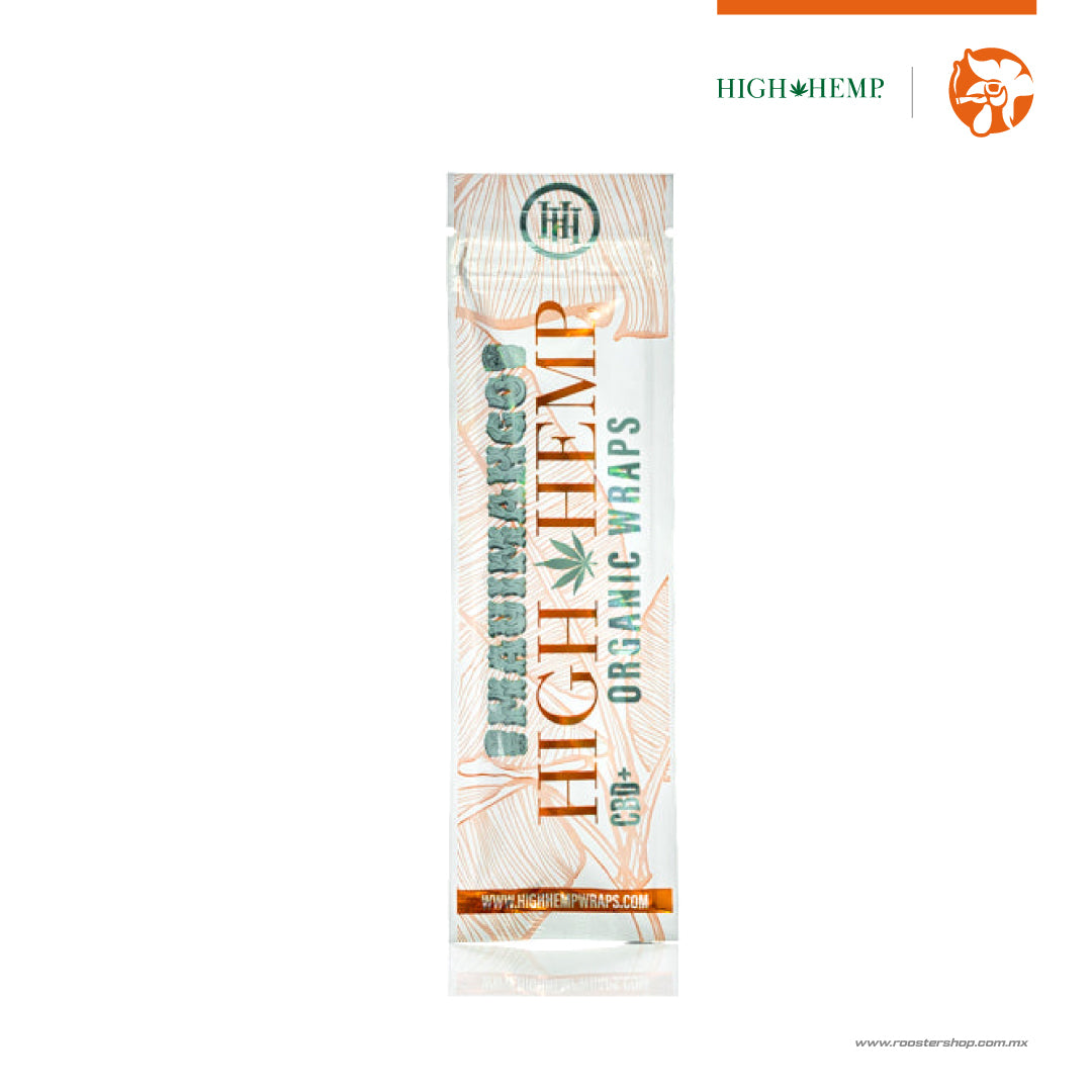 Blunt High Hemp Blunt Wraps 2 Pack Maui Mango