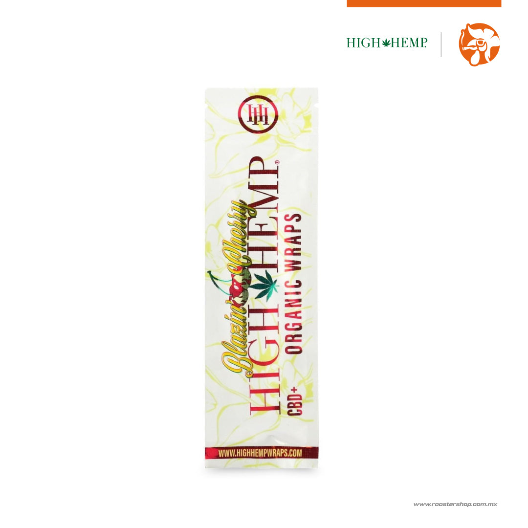 Blunt High Hemp Blunt Wraps 2 Pack Blazin Cherry