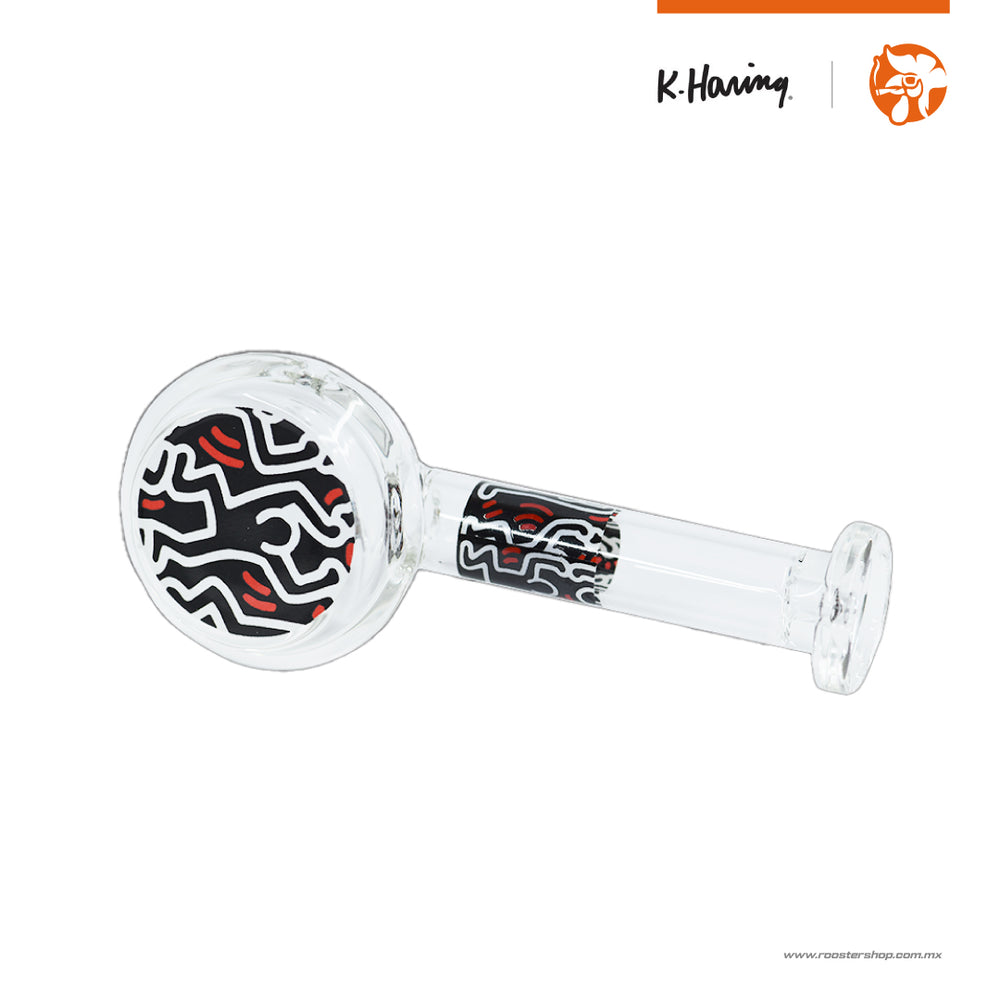 K. Haring Glass Spoon Hammer Black