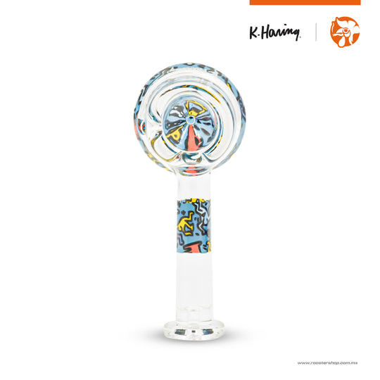 K. Haring Glass Spoon Hammer Blue