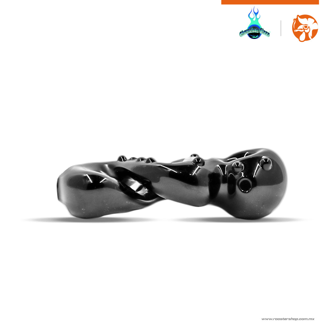 Pipas Camaleon Spoon Infinito Lisa Forma 8 Black Negro