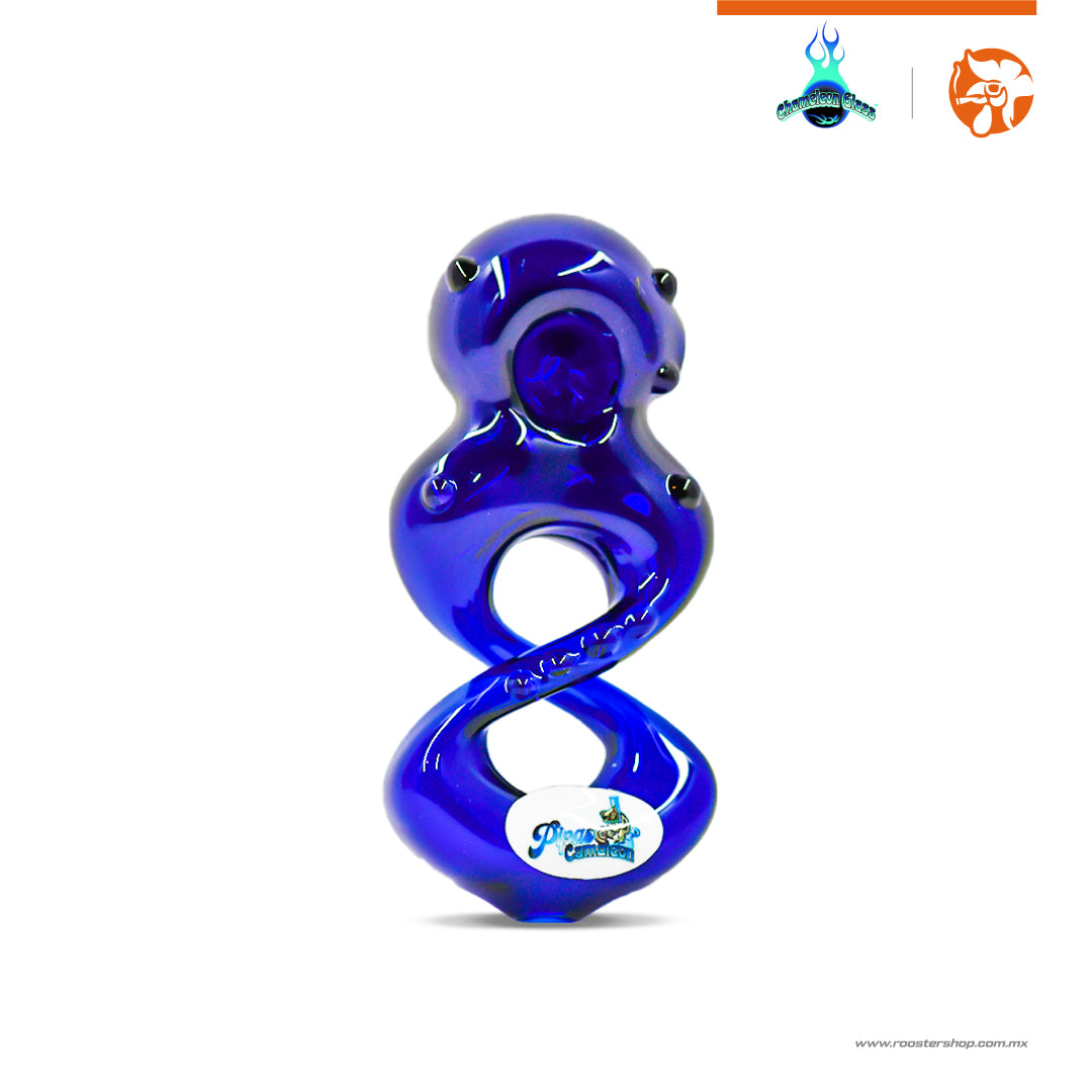 Pipas Camaleon Spoon Infinito Lisa Forma 8 Blue Azul