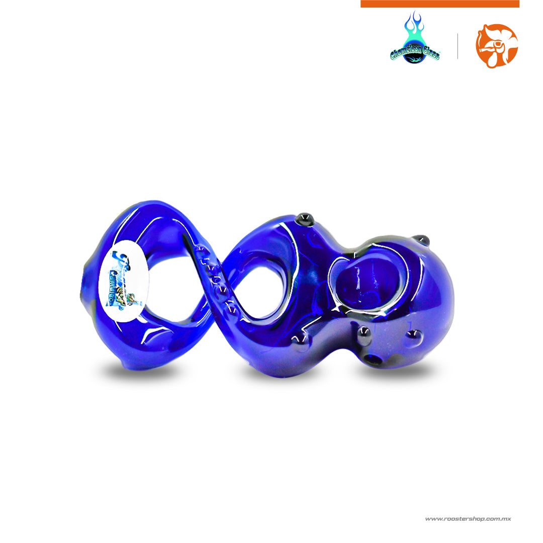 Pipas Camaleon Spoon Infinito Lisa Forma 8 Blue Azul