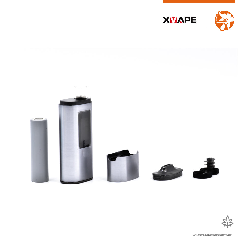 XVape XLUX Roffu vape vaporizador herbal hierba flores marihuana pantalla gama media mexico onyx grey plata plateado