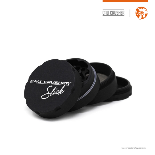 Cali Crusher Slick Grinder 2.5" Black